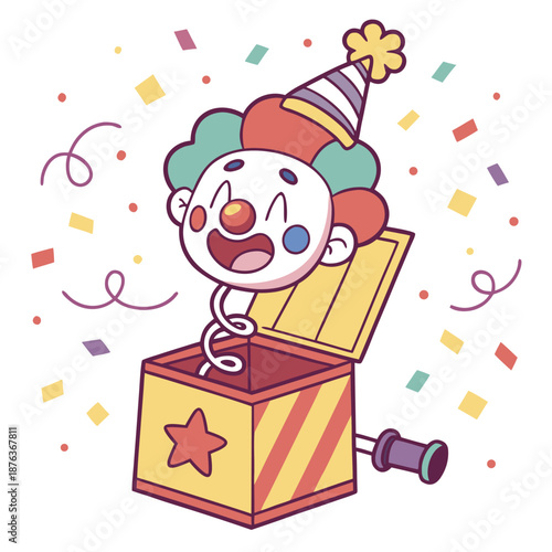 April fools day prank surprise illustration