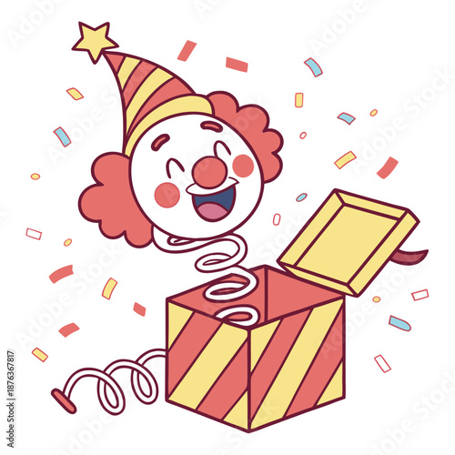 April fools day prank surprise illustration