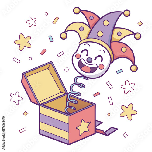 April fools day prank surprise illustration