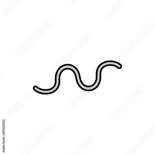 Close-up of a Curled Snake on Plain Background for Scientific and Nature Content