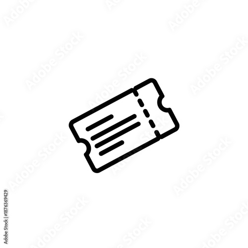 Close-up of a Boarding Plane Ticket for Travel and Aviation Journeys