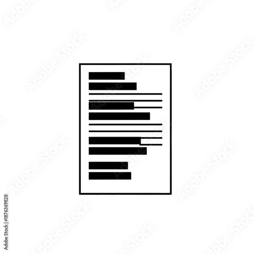 Close-up of a Financial Document with Charts and Data Analysis for Business Reports