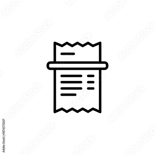 Close-Up of a Shopping Receipt with Items and Prices on White Background