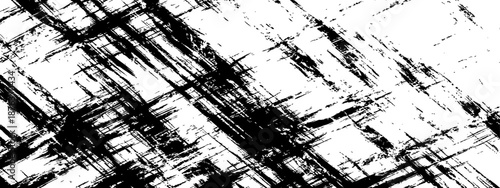 Black and White Diagonal Grunge Texture Vector Overlay Abstract Distressed Background Design Element