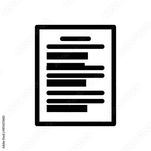 Close-Up of Document with Written Text for Business and Academic Use