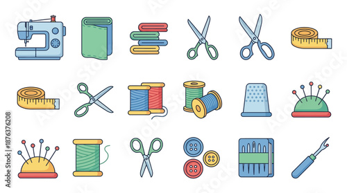 Sewing Tools and Accessories for Crafting.