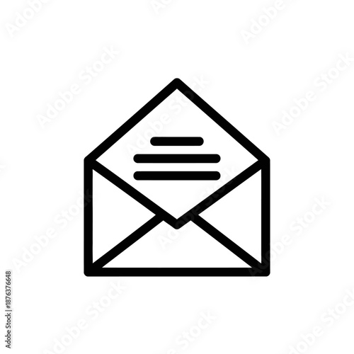 Close-Up of Envelope with Letter Inside for Business Communication or Mail Concept