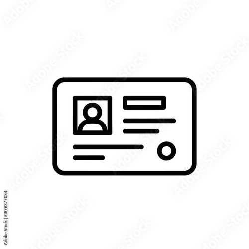 Close-up of Identity Card with User Photo and Personal Details for Verification