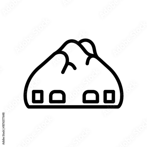 Cute Cartoon Chocolate Chip Cookie Illustration for Food and Snack Themes