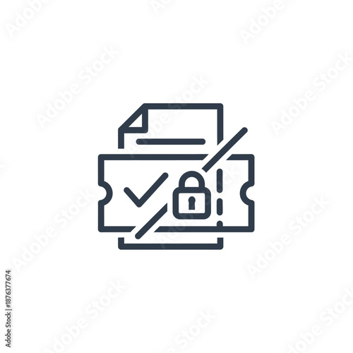 Digital Security and Data Protection Concepts with Lock and Shield Illustration