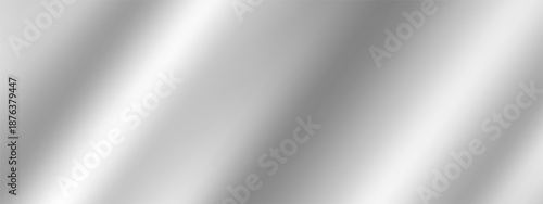 Silver mirror gradient texture background with glossy light