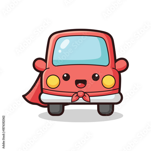 Super Car Vector Illustration