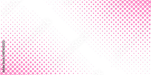 white polka dots pattern over hot pink useful as a background good effect