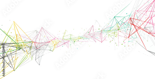 Financial Growth Strategy Abstract Illustration Background