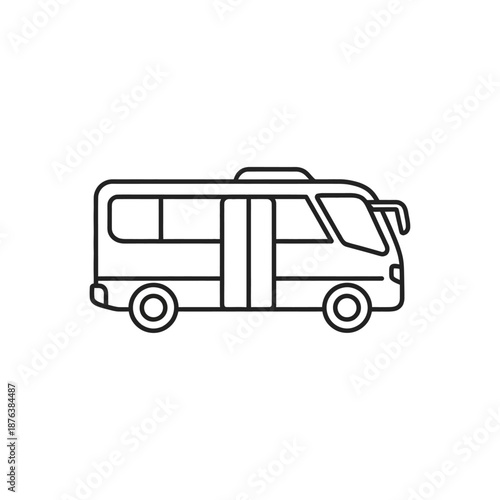 Wallpaper Mural RV Camper Van Icon Set – Recreational Vehicle, Travel and Camping Symbols Torontodigital.ca