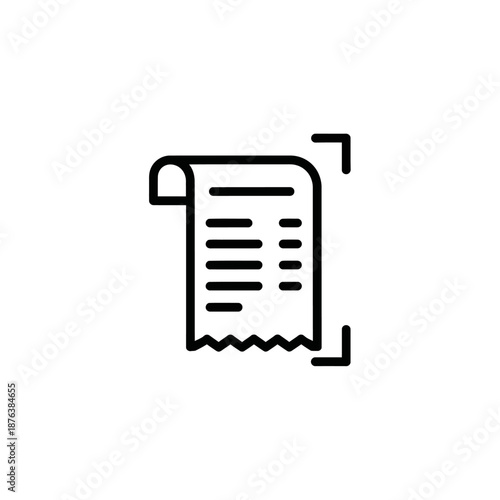 High-Quality Document Icon Over White Background for Digital and Print Use