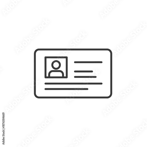 High-Quality ID Card Image with Portrait and Security Features for Identification