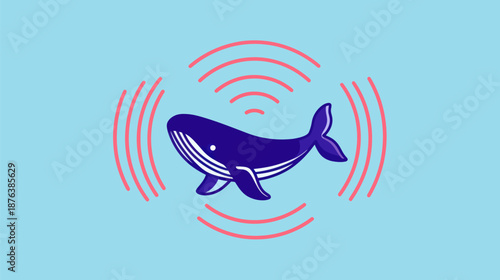 Marine Noise Pollution Financial Freedom Icon