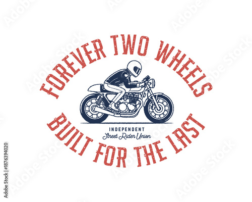 Motorcycle racing badges club emblems tshirt design Retro Racing Typography Graphics