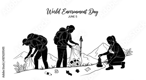 People Cleaning Litter from the Ground.