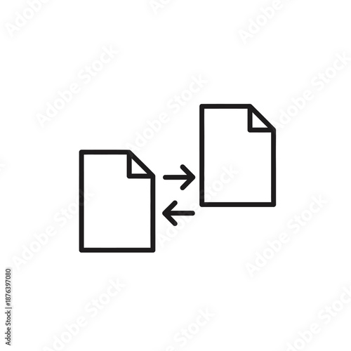 Modern Digital File Sharing and Data Transfer Concept for Business and Technology