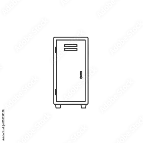 Modern Office Safe or Secure Storage Cabinet with Locking Mechanism