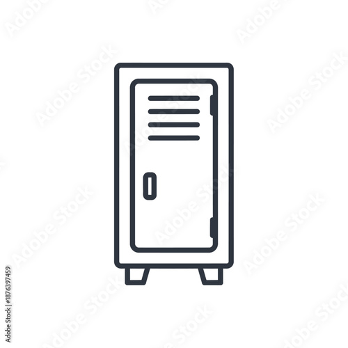 Modern School Locker with Ventilation and Handle for Student Use