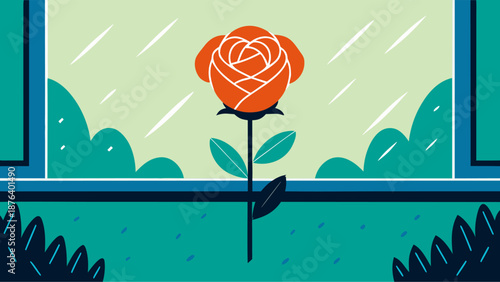 Elegant Rustic Rose & Lily Bouquet in Natural Light