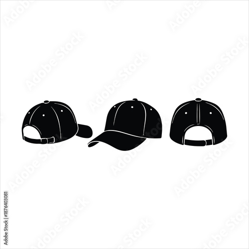 vector illustration of a black and white helmet