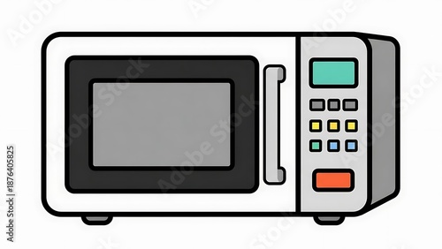 Microwave Oven Illustration