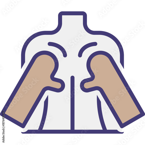 Back Care outlinecolor icon