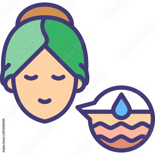 Beauty Mask outlinecolor icon