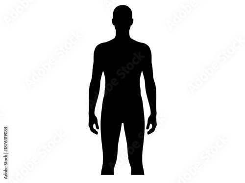 Black human silhouette