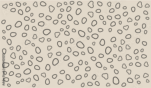Seamless Hand Drawn Organic Pattern for Pet Branding and Textile Design