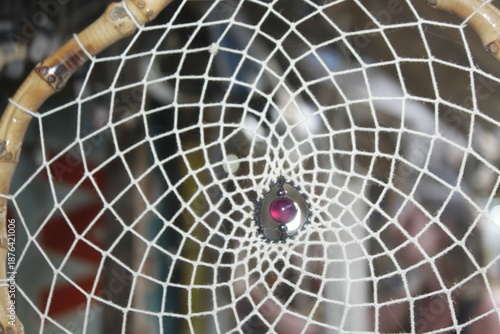 spider web on a white background