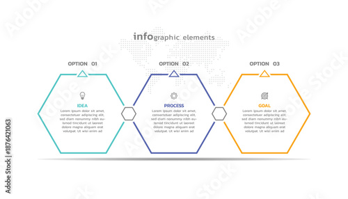 Presentation business abstract background infographic template colorful