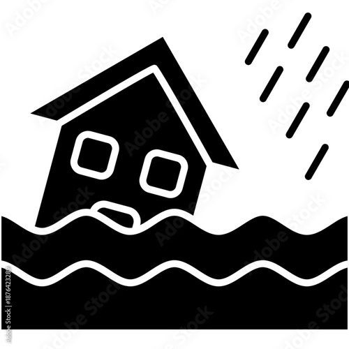 Flood Icon Vector Element
