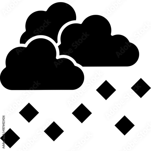 Hail Icon Vector Element