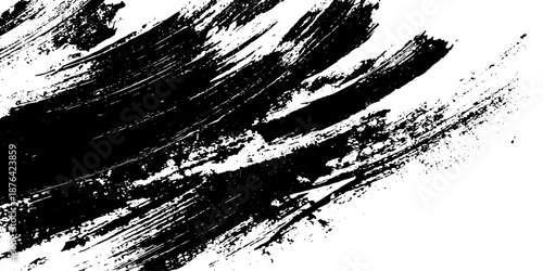 Vector Modern Black Hand Painted Grunge Brush Stroke with Bold Paint Splatter Texture
Expressive artistic brush element ideal for posters, banners, typography and urban designs.