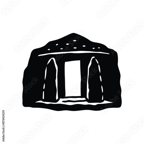 Stone Enclosure Ancient Icon