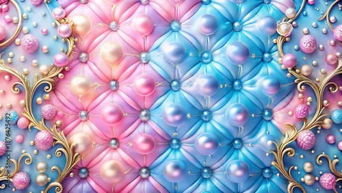 luxury beauty background pink blue soft glow