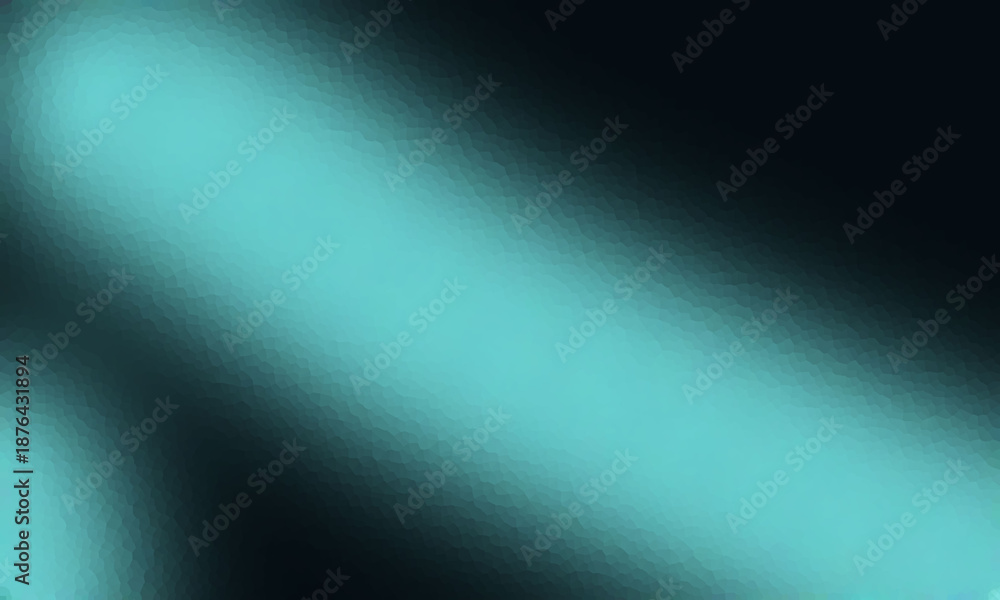 Obraz premium Cyan and Black Abstract Motion Gradient
