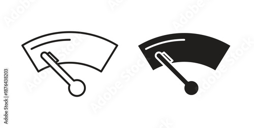 Car windscreen wiper icon
