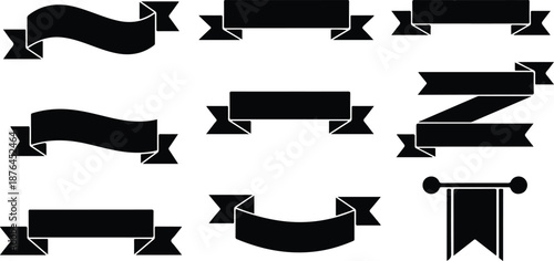 A of ribon Icon vector on a white background