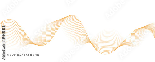 Abstract color wave lines elegant vector illustration background vector