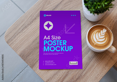 A4 Paper Flyer Mockup