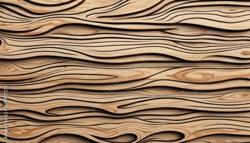 Flowing Wood – Abstract Organic Wooden Pattern Background