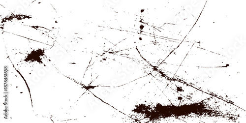 A dirty grunge black ink splat background featuring a vector paint splash texture with liquid splatter drops and an artistic stain pattern for a modern silhouette design