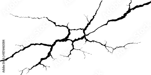 3D metallic gold silhouette map of a European nation featuring an artistic crack in the ground and wall with elegant silver reflections and detailed shadows on a national geography illustration