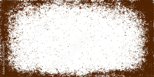 Macro closeup of a natural textured pile of salt and pepper mixed with sugar powder on a white background creating a grainy grunge pattern surface